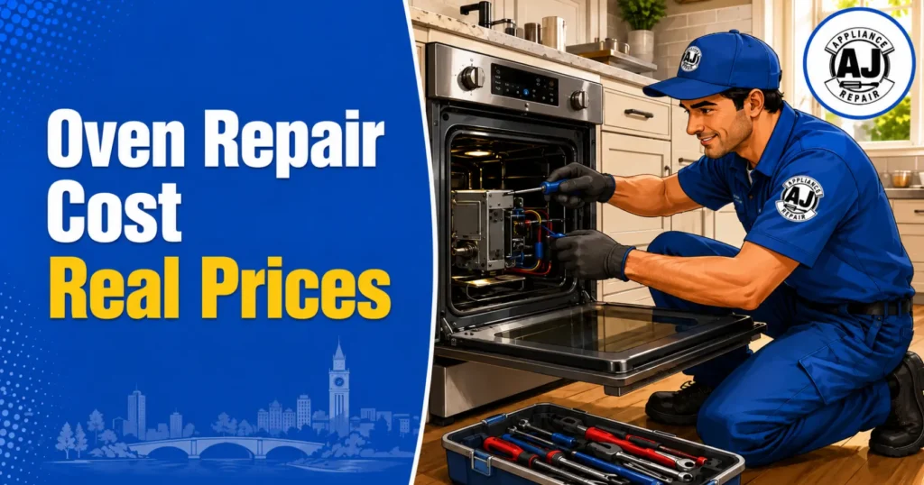 Oven Repair Cost in Bowmanville, Ontario Real Prices
